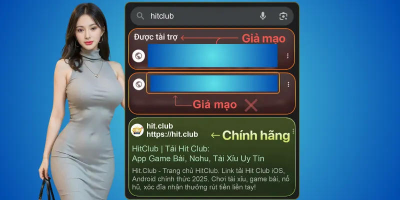 Hitclub giả mạo xuất hiện ra sao